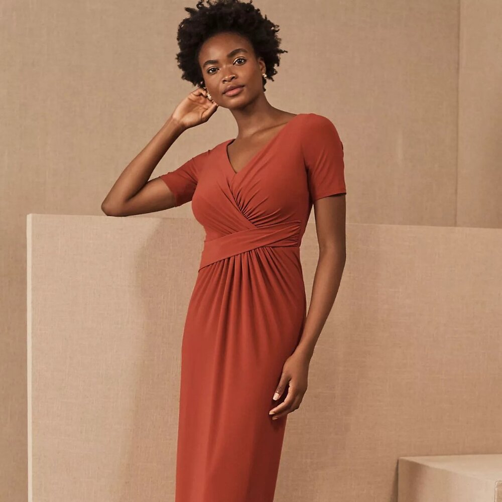 NWT BHLDN Chelle Dress - Anthropologie burnt orange maxi dress